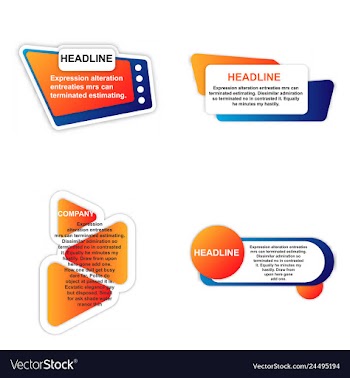 E-commerce banner set nice plastic cards in vector image