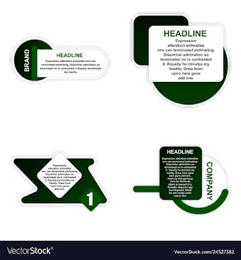 E-commerce banner set nice plastic cards in vector image