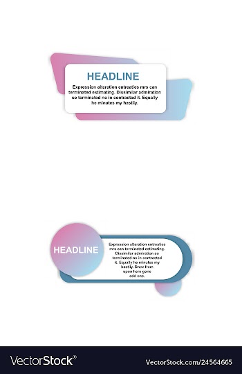 E-commerce banner set nice plastic cards in vector image