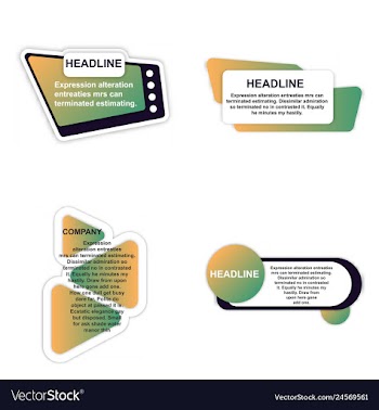 E-commerce banner set nice plastic cards in vector image
