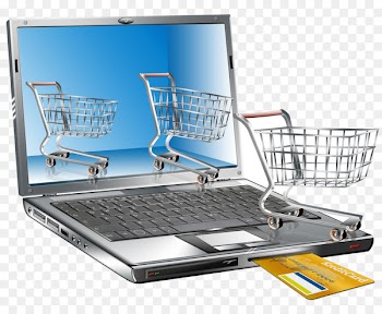 E-commerce Online shopping Electronic business Logistics - Credit card online shopping cart 