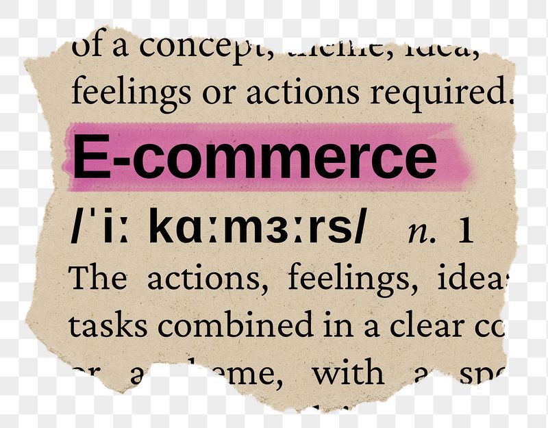 E-commerce png word sticker, torn | Free PNG - rawpixel