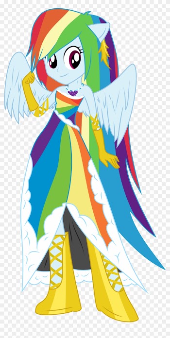 E E R 68 6 Rainbow Dash In Gala Dress By Ruinedomega - Equestria Girls Rainbow Dash Dress