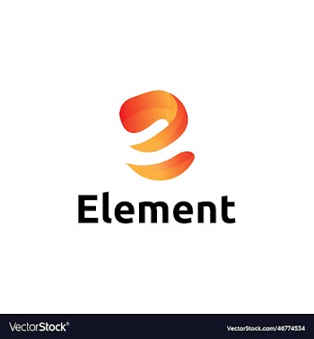 e letter modern 3d logo design
