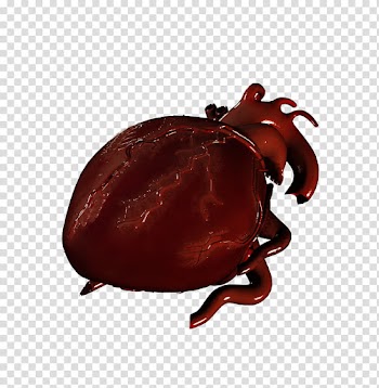 E S Bloody heart, heart illustration transparent background PNG clipart