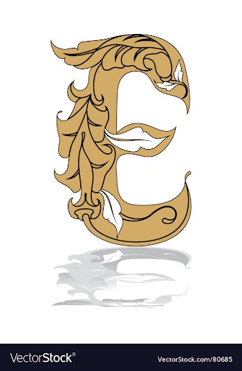 E vector image