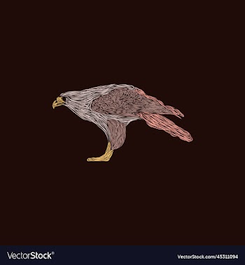 eagle artwork style design