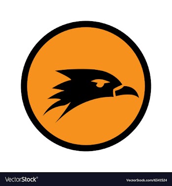Eagle head logo vector image