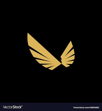 eagle icon logo design in trendy