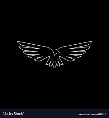 eagle line sign and symbol illust
