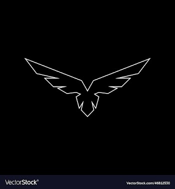 eagle line sign and symbol illust