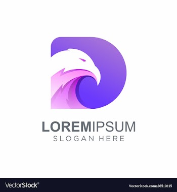 Eagle logo design vector image