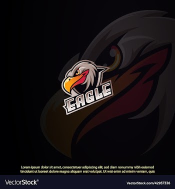 eagle mascot logo