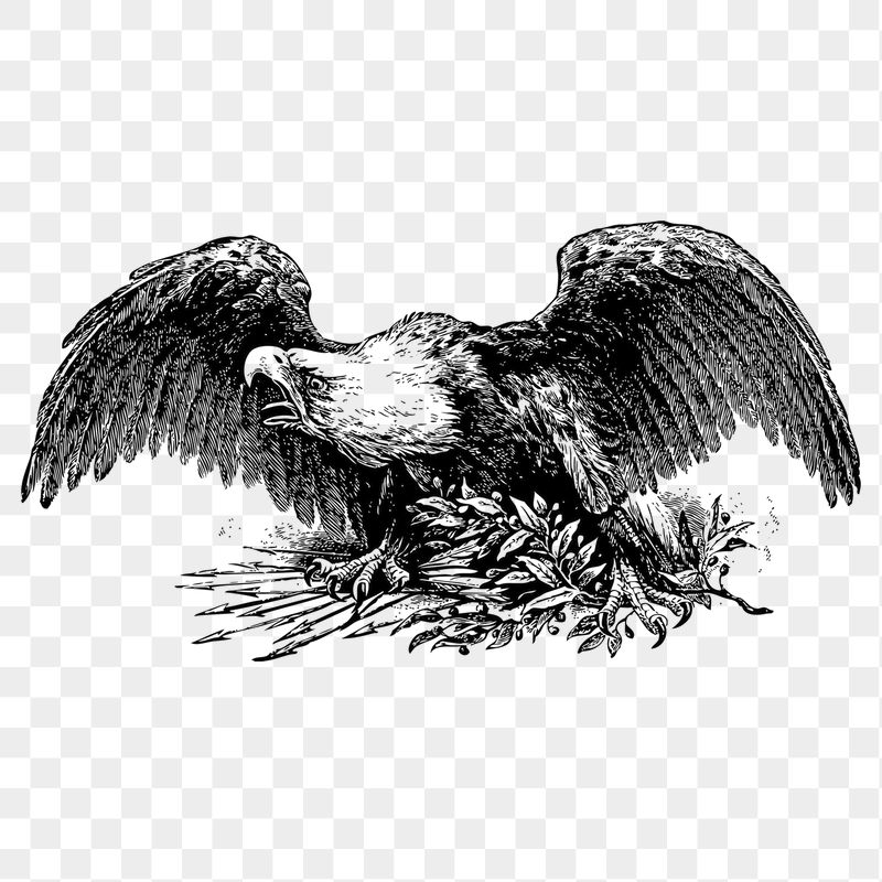 Eagle png sticker illustration, transparent | Free PNG - rawpixel