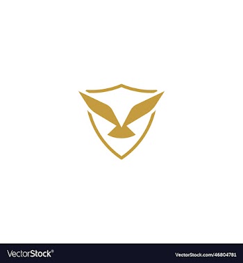eagle shield logo design phoenix emblem