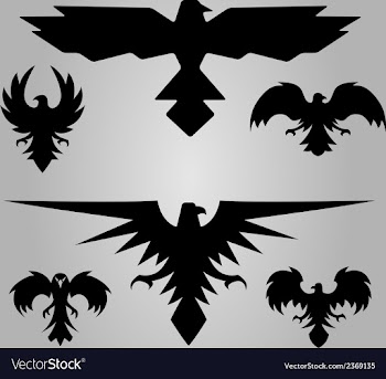  					Eagles Stylised vector image														