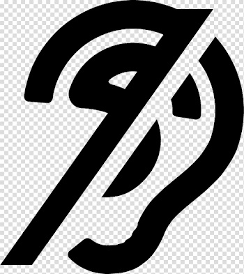 Ear Deaf Svg Png Icon Free Download (#425682) - OnlineWebFonts.COM