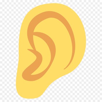 Ear Emoji Face Emoticon Smiley - ear 