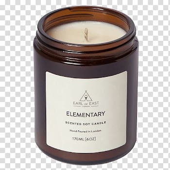 Earl of East London Ltd Soy candle Wax Candle wick, Candle transparent background PNG clipart