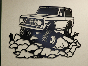 Early Ford Bronco Metal Wall Art by SunsetMetalworks - Clip Art ...
