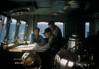 Early Twentieth Century Vessels 1900-1939: Plotting the position of the Coast and Geodetic Survey Ship PATHFINDER while operating in Alaskan waters. 
