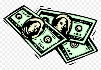 Earnest Money - Dollar Bills Clipart
