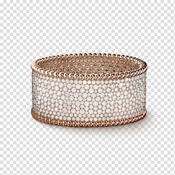 Earring Bangle Bracelet Van Cleef & Arpels Jewellery, Van Cleef & Arpels diamond ring transparent background PNG clipart