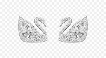Earring Cygnini Swarovski AG Jewellery Bracelet - Swarovski jewelery swan earrings 