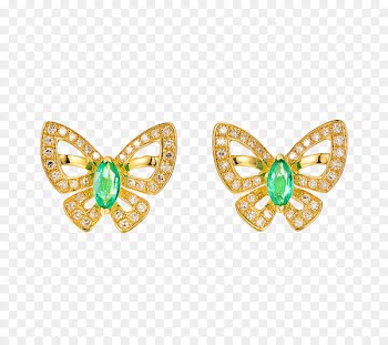Earring Emerald Jewellery - Emerald earrings 