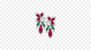 Earring Enzo Ferrari Jewellery Ruby Gemstone - enzo gemstone earrings 