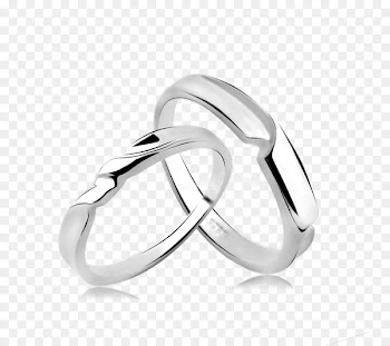 Earring Finger length silver ring Jewellery - ring 