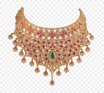 Earring Jewellery Necklace Bride Gold - indian wedding 