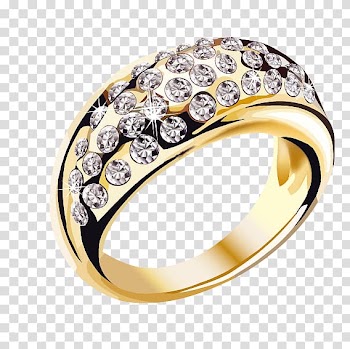 Earring Jewellery Wedding ring, Ring transparent background PNG clipart