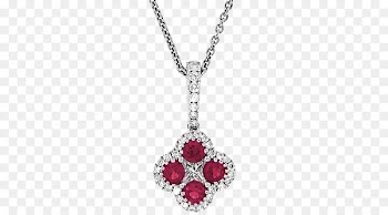 Earring Necklace Pendant Jewellery Ruby - necklace 