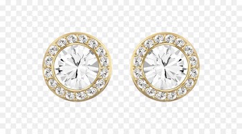 Earring Swarovski AG Gold plating Jewellery Crystal - Swarovski Jewelry Gemstone Earrings 