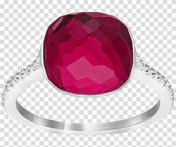 Earring Swarovski AG Jewellery Bracelet, Swarovski jewelry garnet ring transparent background PNG clipart