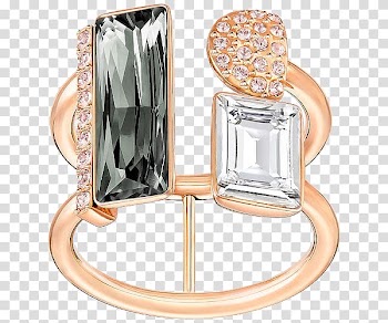Earring Swarovski AG Jewellery Necklace, Swarovski Jewelry Ring diversification transparent background PNG clipart