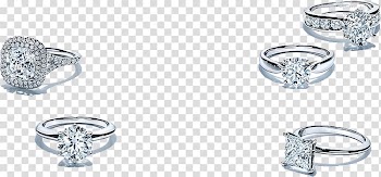 Earring Tiffany & Co. Engagement ring Wedding ring Jewellery, Tiffany diamond diamond ring series transparent background PNG clipart