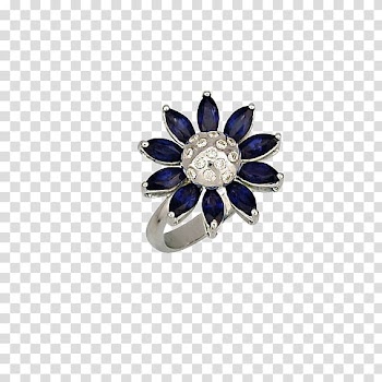 Earring u0423u043au0440u0430u0448u0435u043du0438u0435, Sapphire Ring transparent background PNG clipart