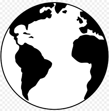 Earth Black and white Drawing Clip art - Free Vector Earth 