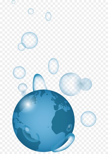 Earth Blue Euclidean vector - Vector hand-drawn Blue Earth 