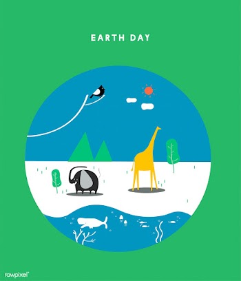 Earth day concept illustration | Free stock vector - 457348