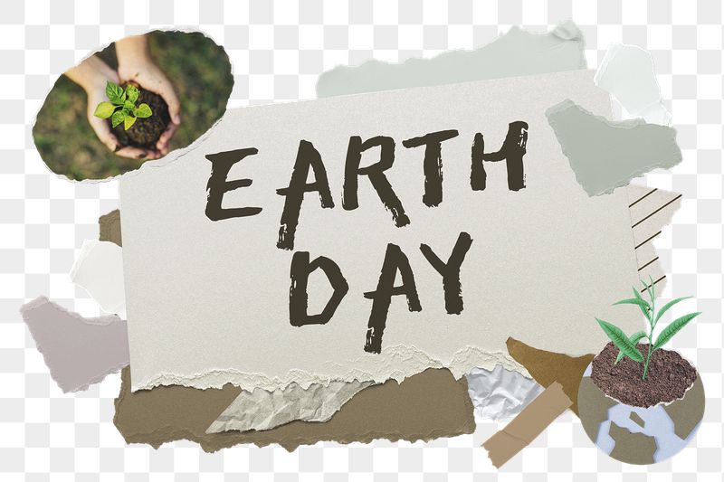 EARTH DAY png word sticker | Free PNG - rawpixel