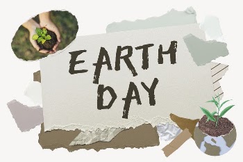 EARTH DAY word typography, environment | Free PSD - rawpixel