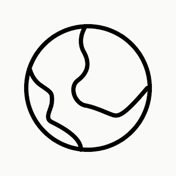 Earth environment icon vector in solid style | Free stock illustration | High Resolution graphic