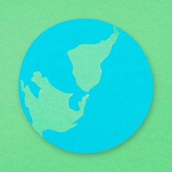 Earth environment paper hand craft element | Free stock illustration | High Resolution graphic
