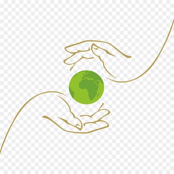Earth Euclidean vector Hand - Creative Hands care of the Earth 