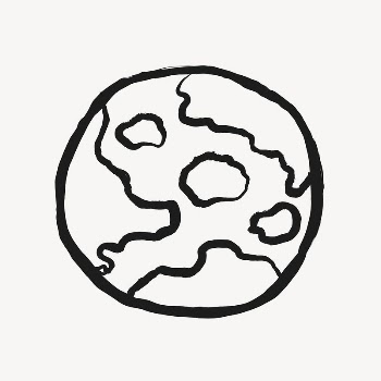 Earth, globe sticker, environment doodle | Free Vector Illustration - rawpixel