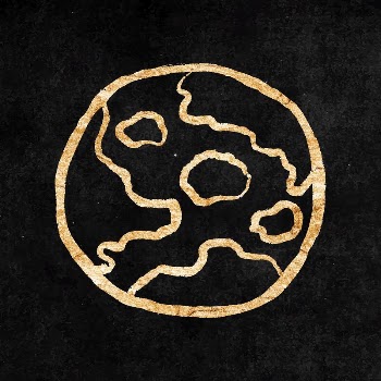 Earth, globe sticker, gold aesthetic | Free Vector Illustration - rawpixel