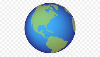 Earth Globe T-shirt World Emoji - earth globe 